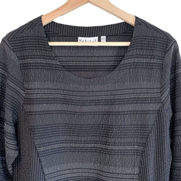 Habitat Stripe Pocket Black  Top - Picture 2 of 7